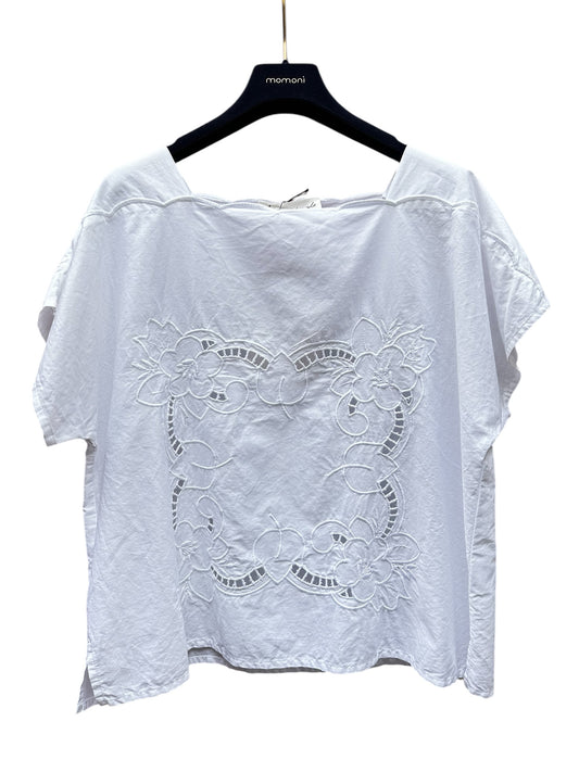 Chemisier Blanc Brodé - Phisique du Role