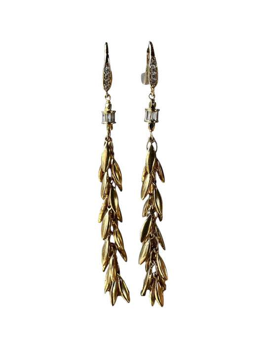 Boucles d'Oreilles Épi Longues Dorées - Hanka ïn