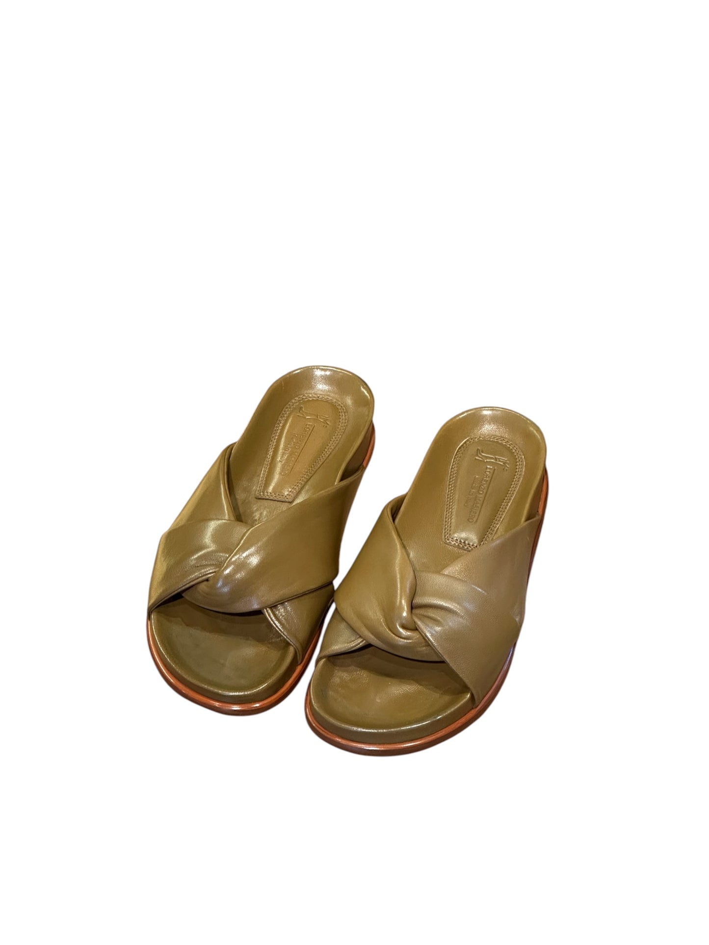 Sandales Cuir Nappa Antelope - Lorenzo Masiero