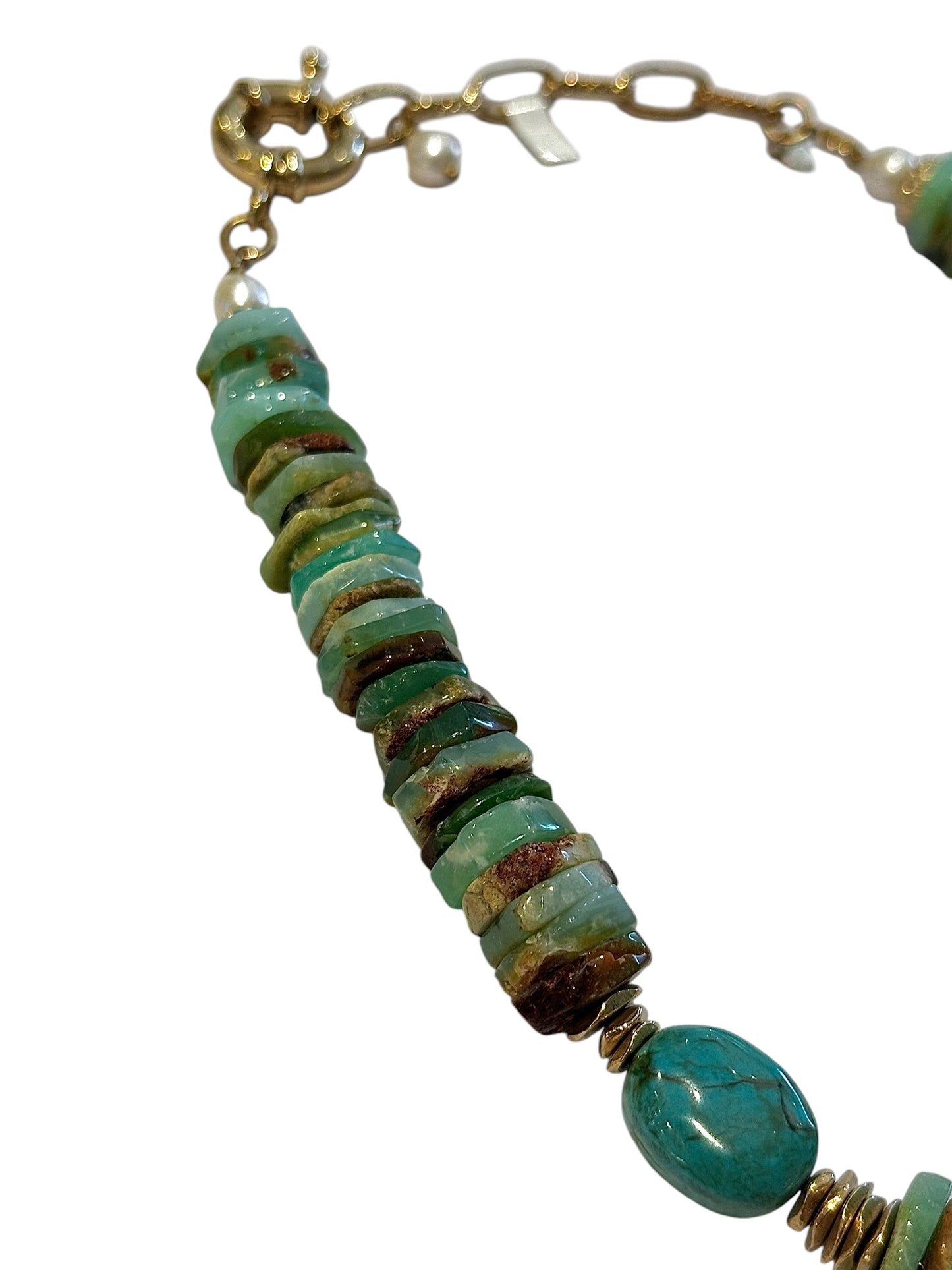 Collier Perle Baroque et Pierres Fines - Room Service