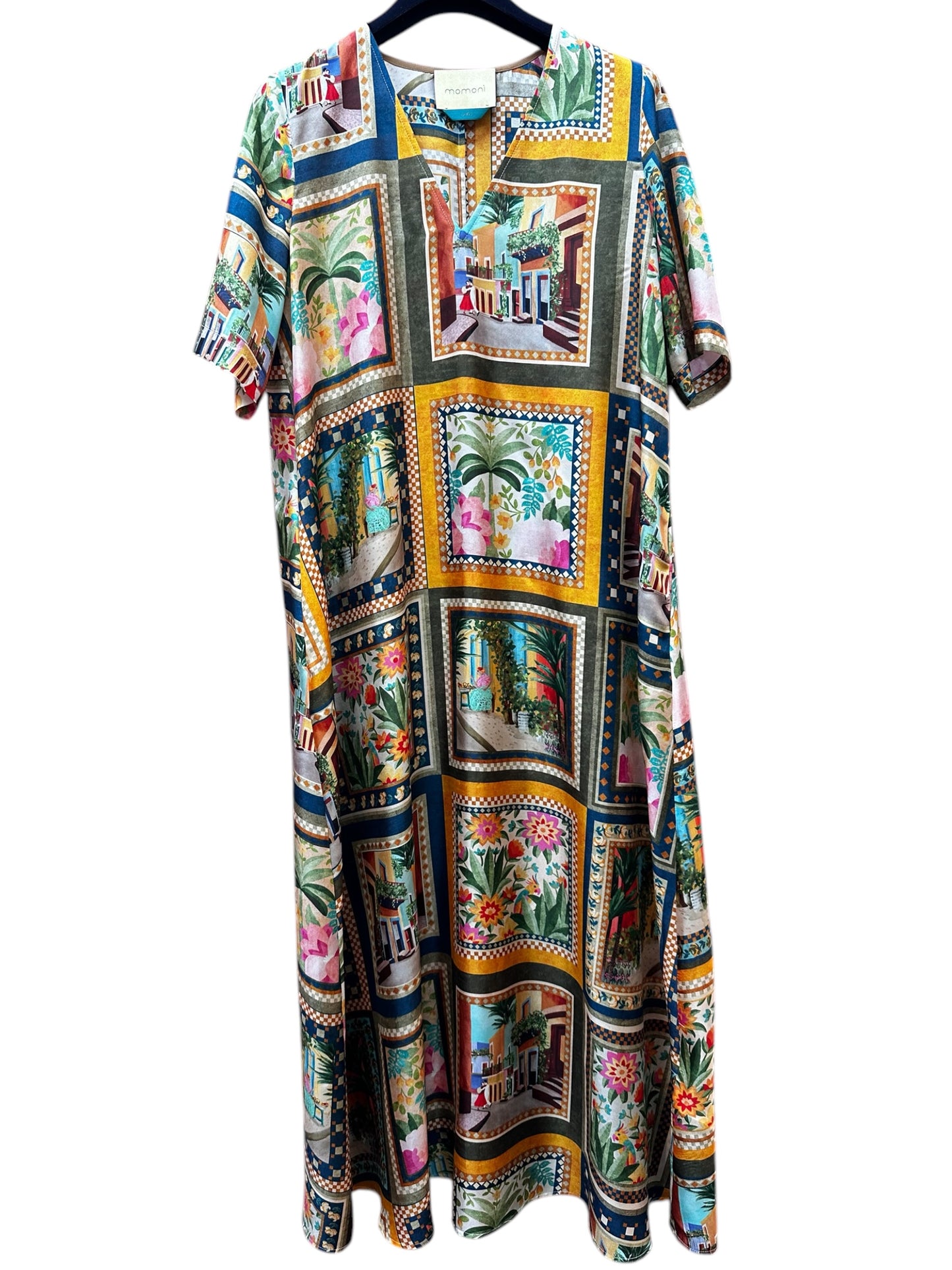 Robe Carnaval Multicolor Verde - Momoni