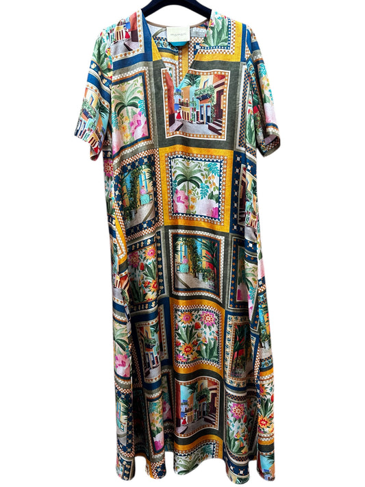 Robe Carnaval Multicolor Verde - Momoni