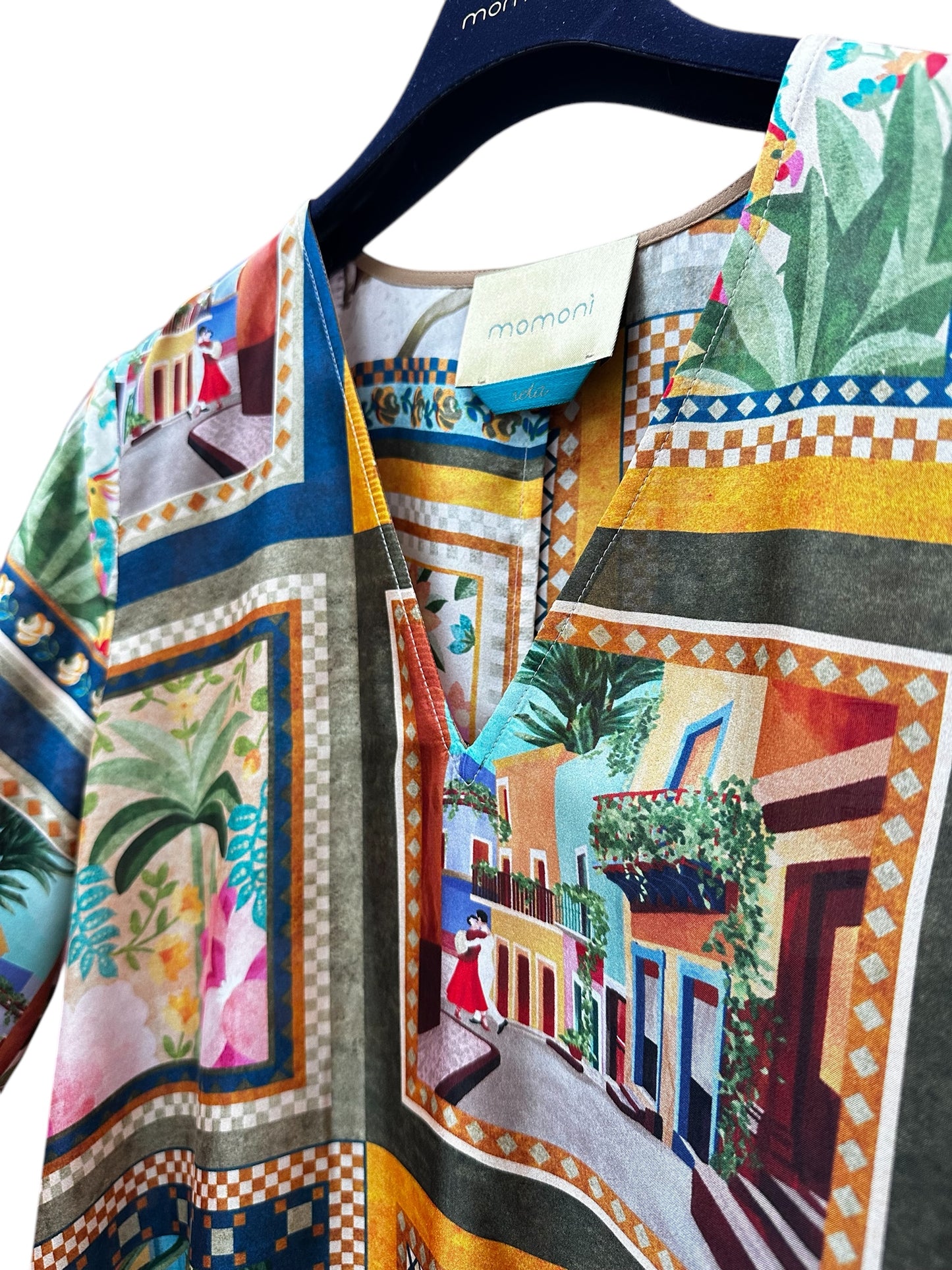 Robe Carnaval Multicolor Verde - Momoni