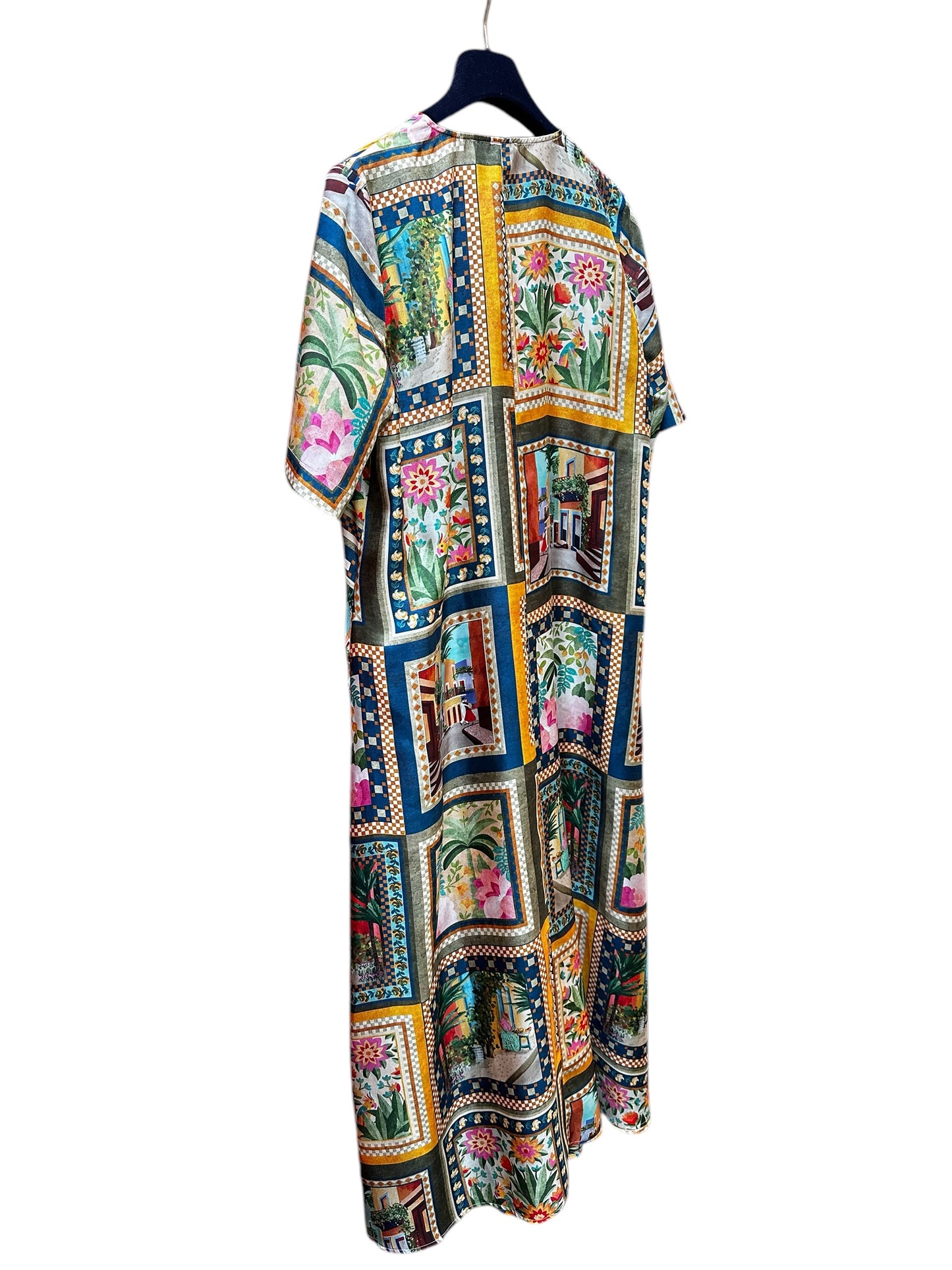 Robe Carnaval Multicolor Verde - Momoni