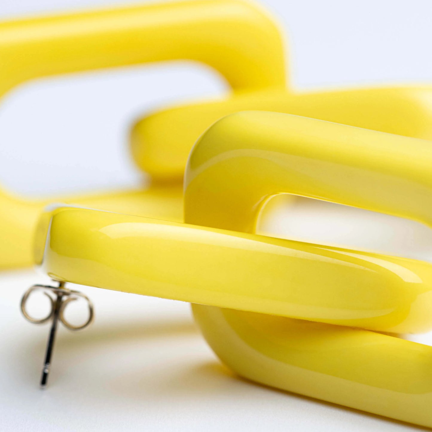 Paire de boucles d'oreilles jaunes - Vanessa Baroni