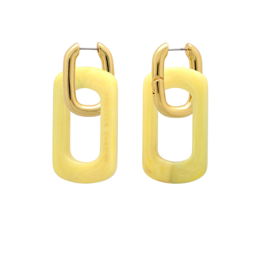 Boucles d'oreilles Edge Jaunes - Vanessa Baroni