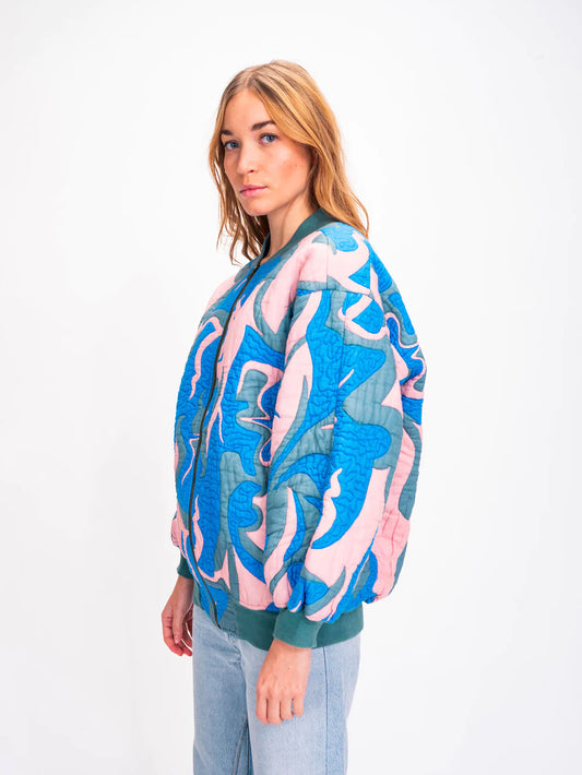 Motif de vagues colorées pour style fun