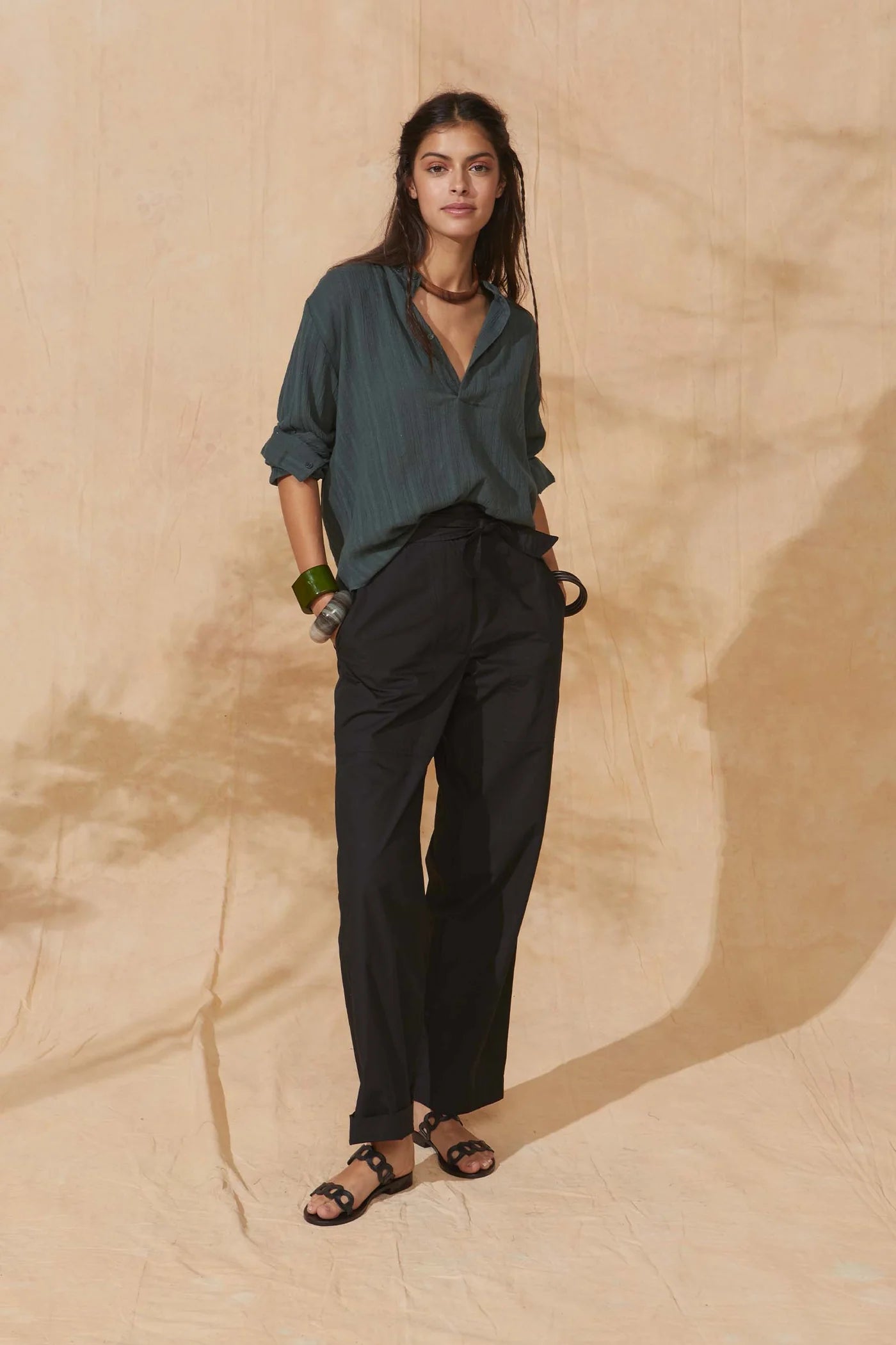 Pantalon Marco Noir - Mare Di Latte