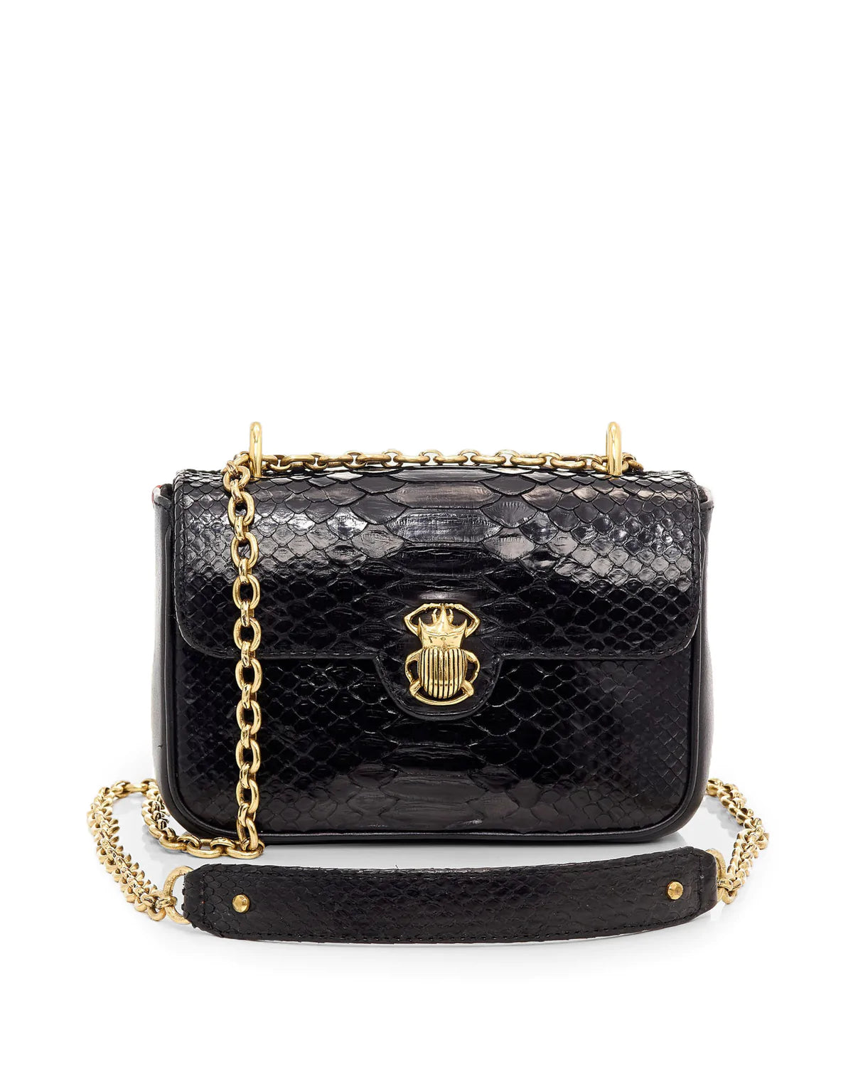 Sac mini Ava Python noir - Claris Virot