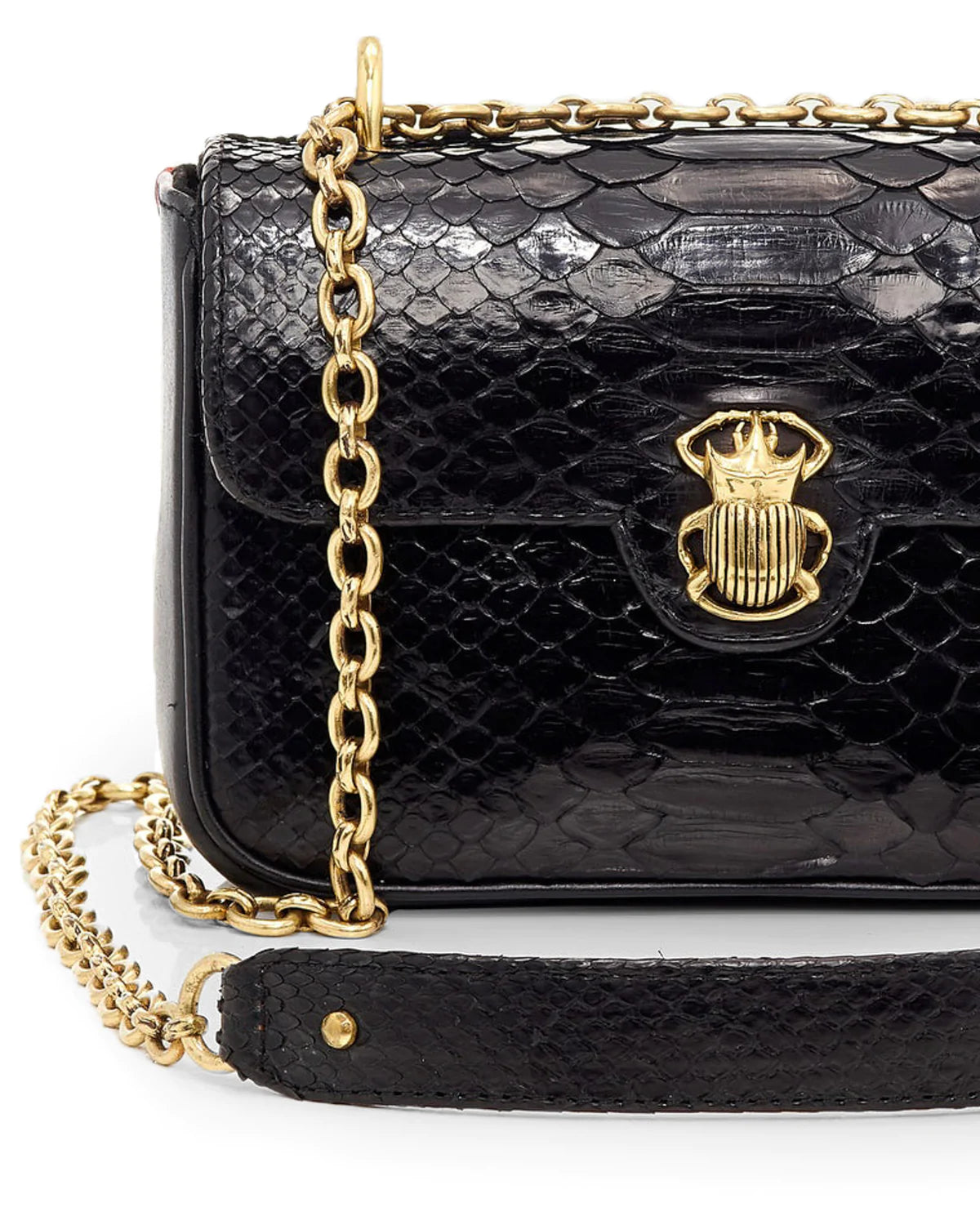 Sac mini Ava Python noir - Claris Virot