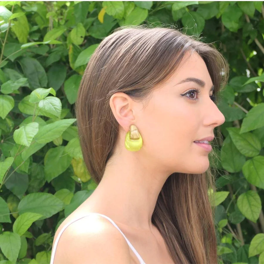 Boucles Proenza Citron - Dominique Denaive