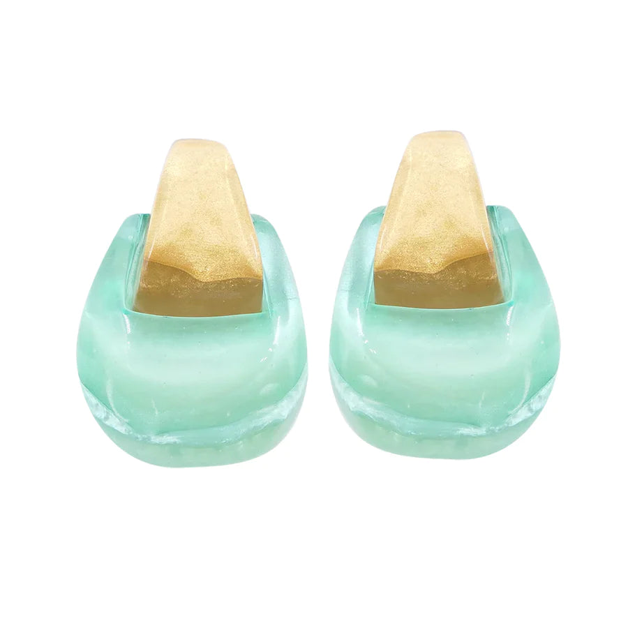 Boucles d’oreilles Proenza Menthol - Dominique Denaive