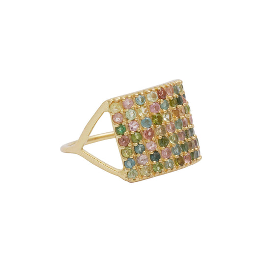 Bague Barbara Multi Tourmaline 1 - Dorothée Sausset