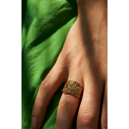Bague Barbara Multi Tourmaline 1 - Dorothée Sausset