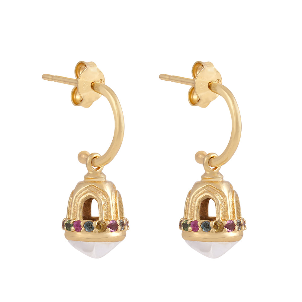 Boucles d'oreilles Multi Tourmaline - Dorothée Sausset