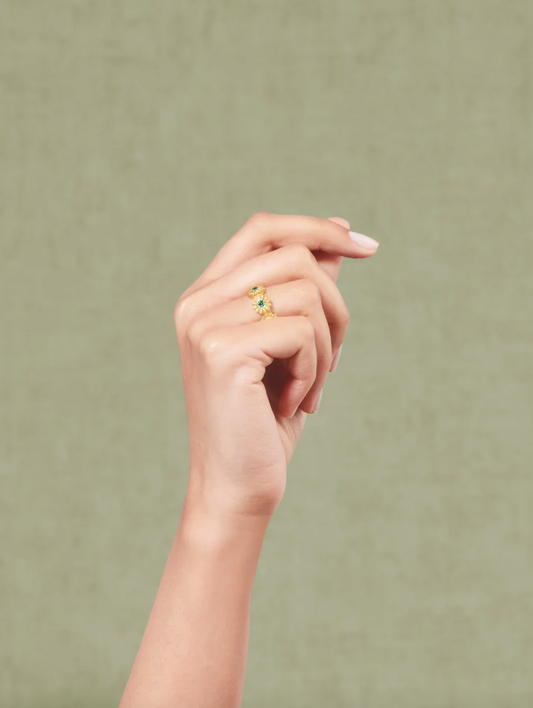 Ring Sai 7 Zircon green - Tityaravy