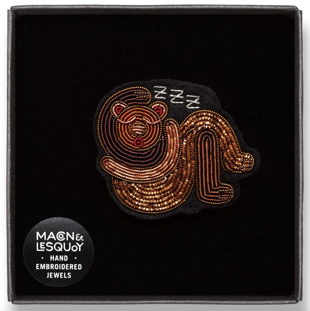 Broche Ours qui Hiberne - Macon & Lesquoy
