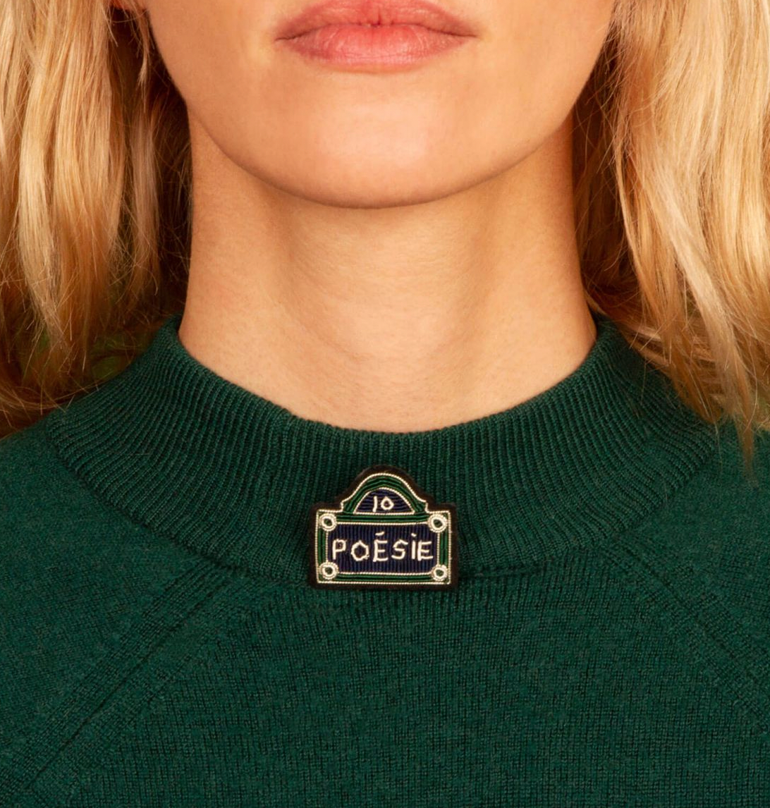 Broche Plaque de Rue - Macon & Lesquoy