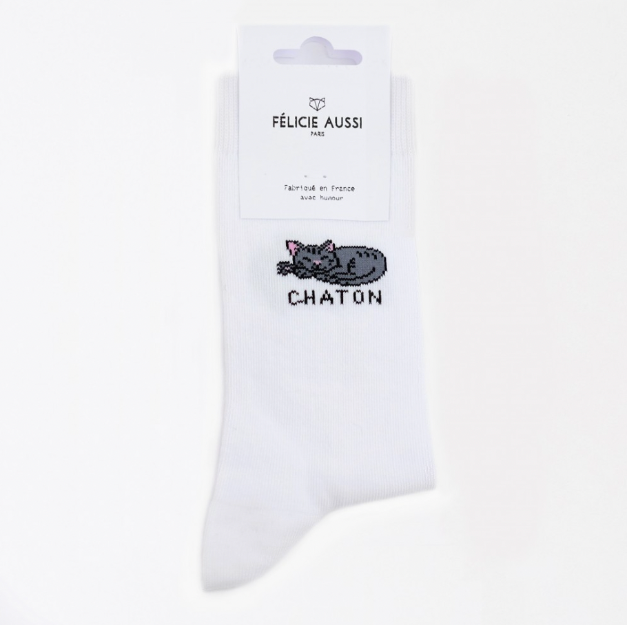 Chaussettes chaton femme - Félice Aussi