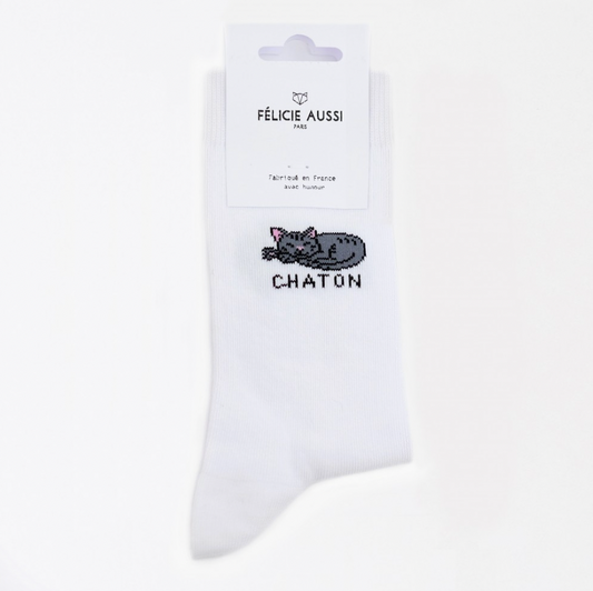 Chaussettes chaton femme - Félice Aussi