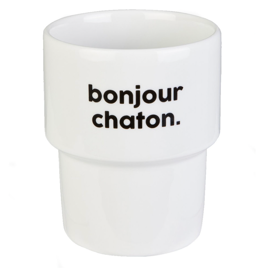 Gobelet bonjour chaton - Félicie Aussi
