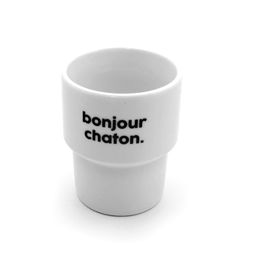 Gobelet bonjour chaton - Félicie Aussi
