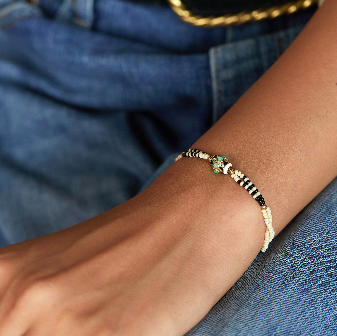 Bracelet Havana Rocaille - Dorothée Sausset