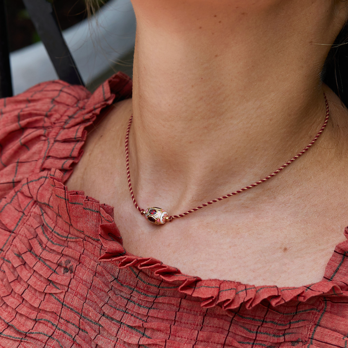 Collier Cien fuegos - Dorothée Sausset