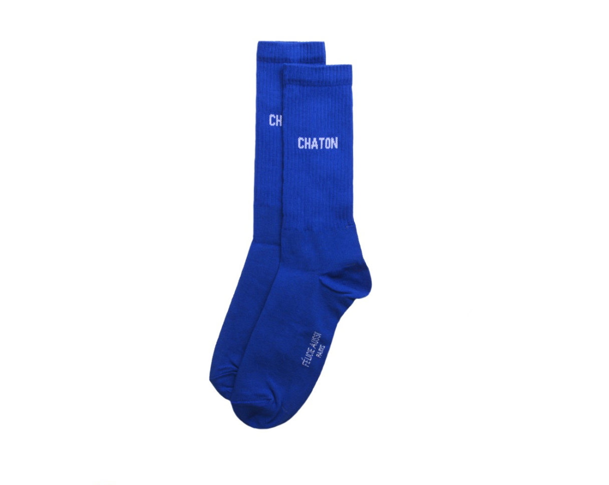 Chaussettes Chaton Bleu - Félicie Aussi