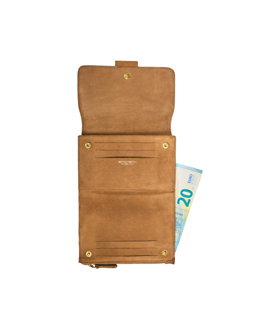 Wallet Lulu Taurillon Tobacco - Jerome Dreyfuss