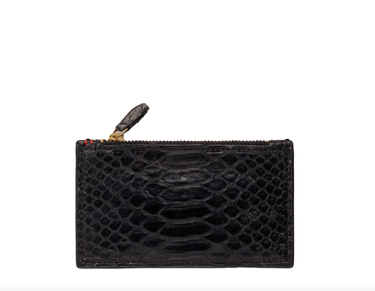 Card holder Helena Python Black - Claris Virot