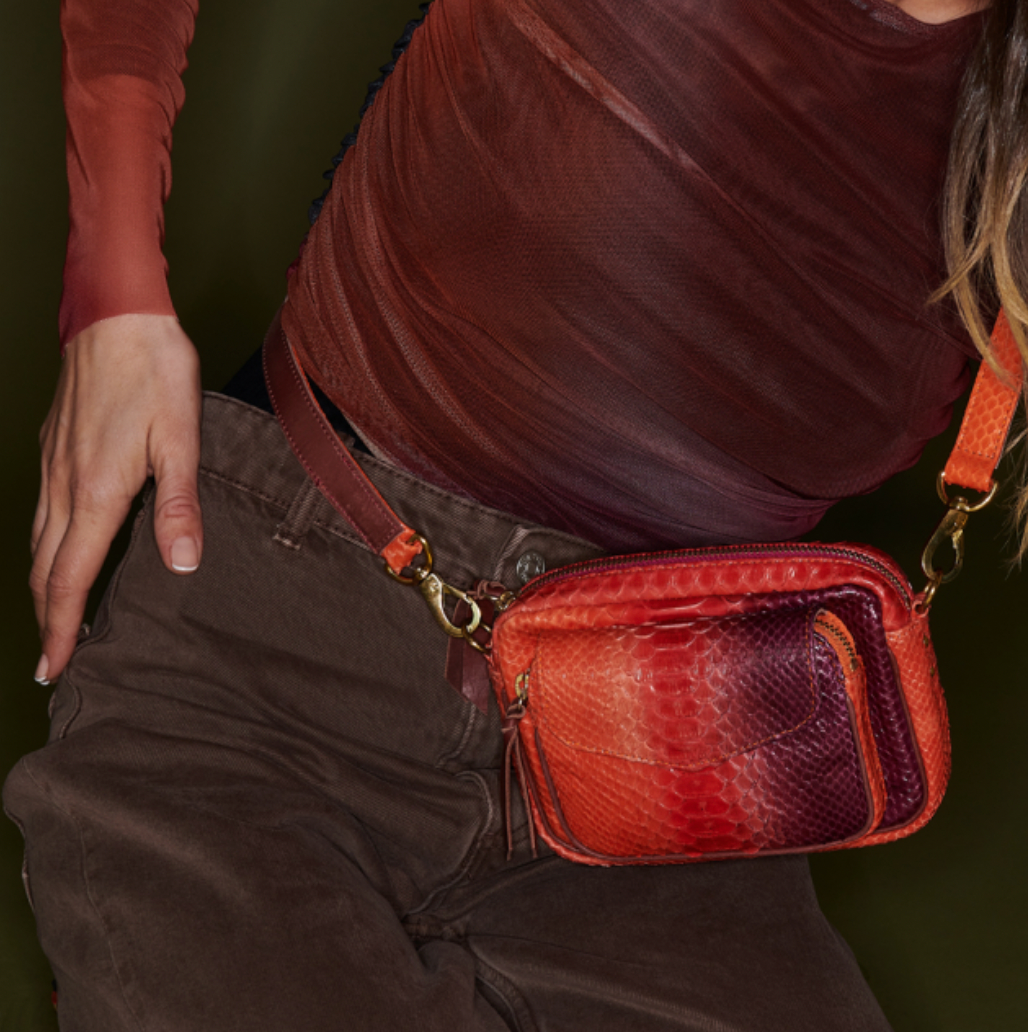 Sac Python Baby Charly Soleil Levant - Claris Virot