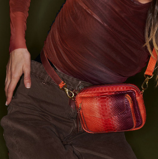 Sac Python Baby Charly Soleil Levant - Claris Virot