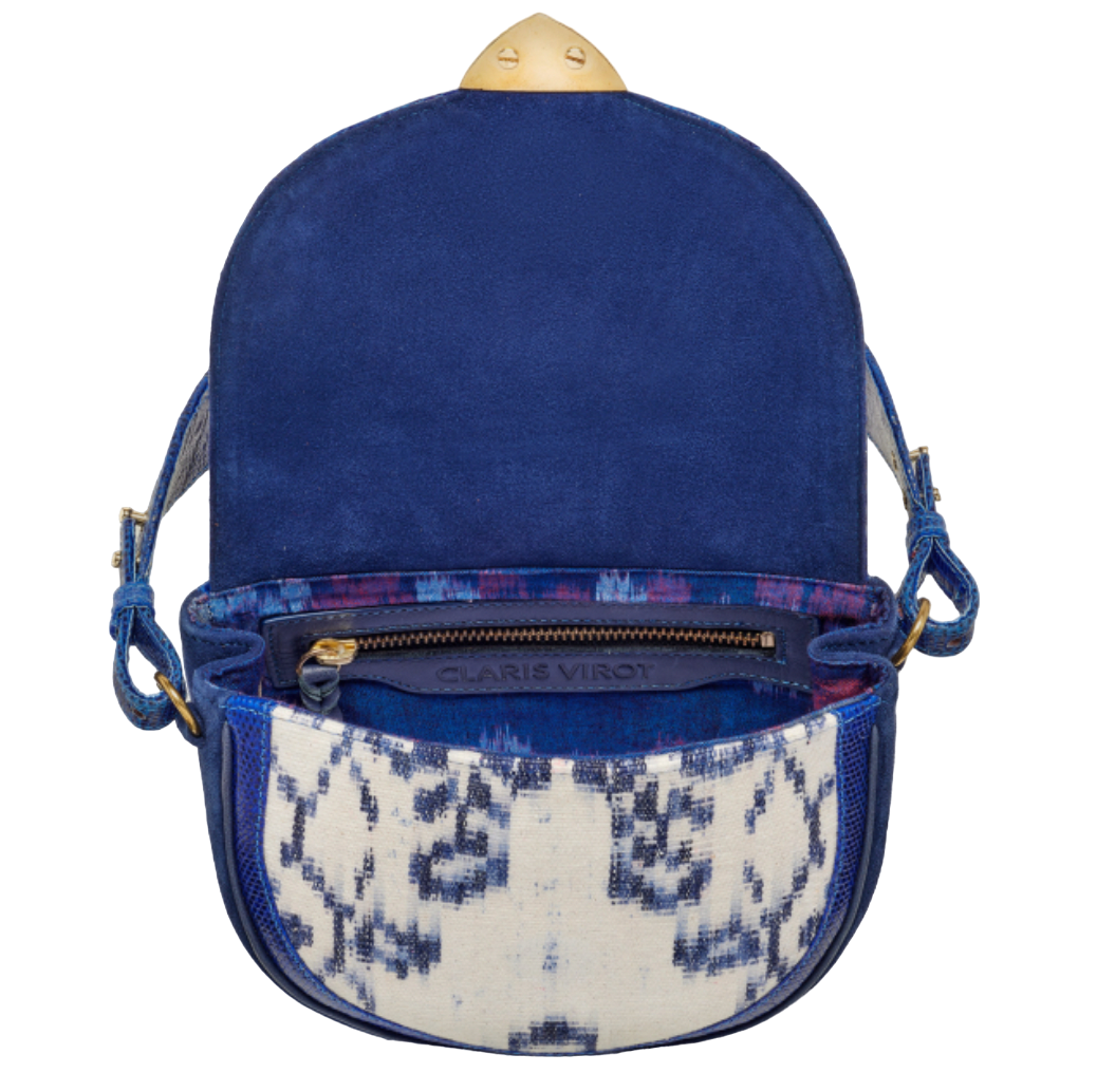 Sac Timor Victoria Bleu Brodé - Claris Virot