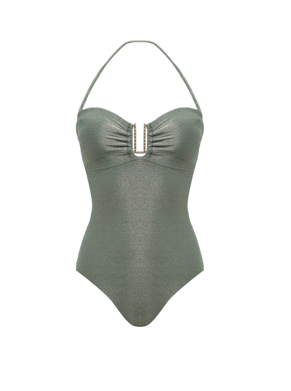 Maillot de bain Charlie Bustier Vert - Beliza