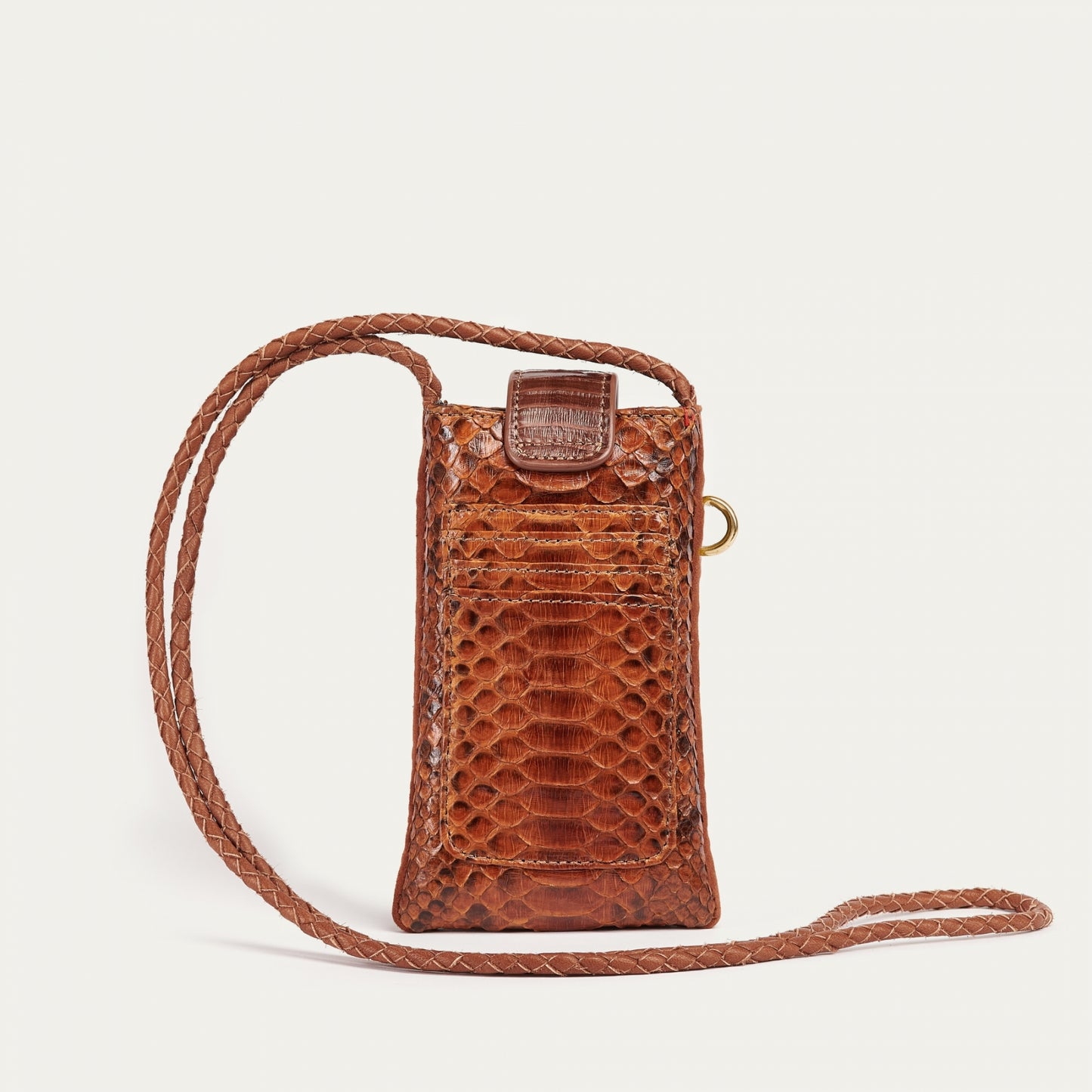 Etui à téléphone Python Double Marcus Moka - Claris Virot
