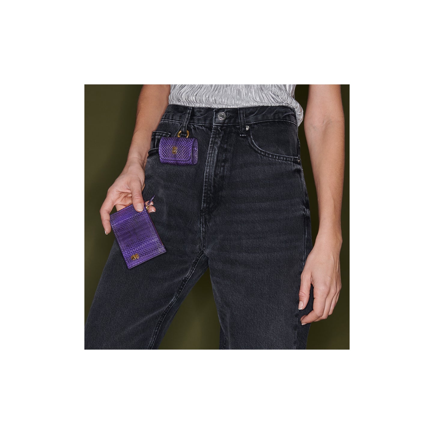 Etui Airpods Pro Jamie Serpent d'Eau Violet - Claris Virot