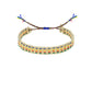 bracelet en tissu multicolore