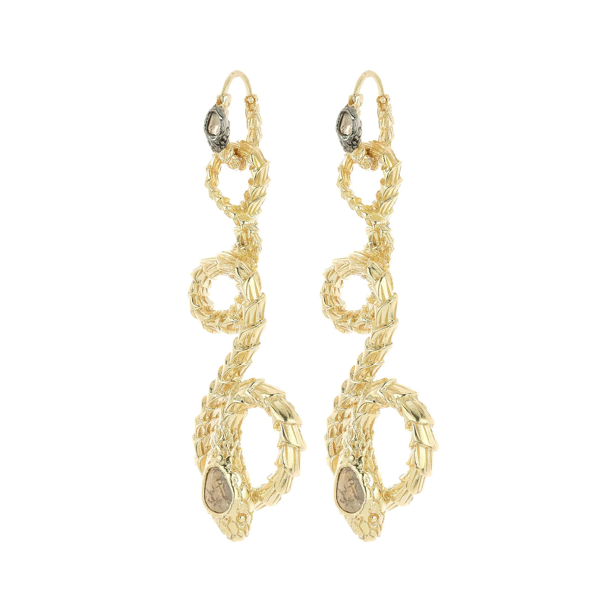 Boucles d'oreilles Serpent Gold - Marie Laure Chamorel