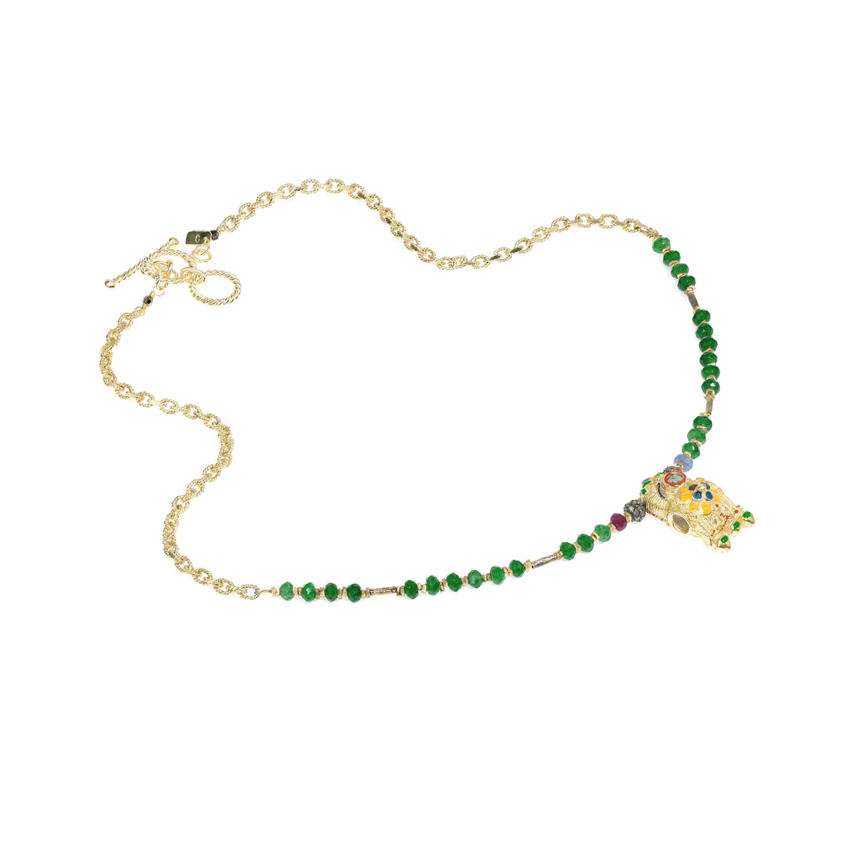 Collier Talisman Gold Multico - Marie Laure Chamorel