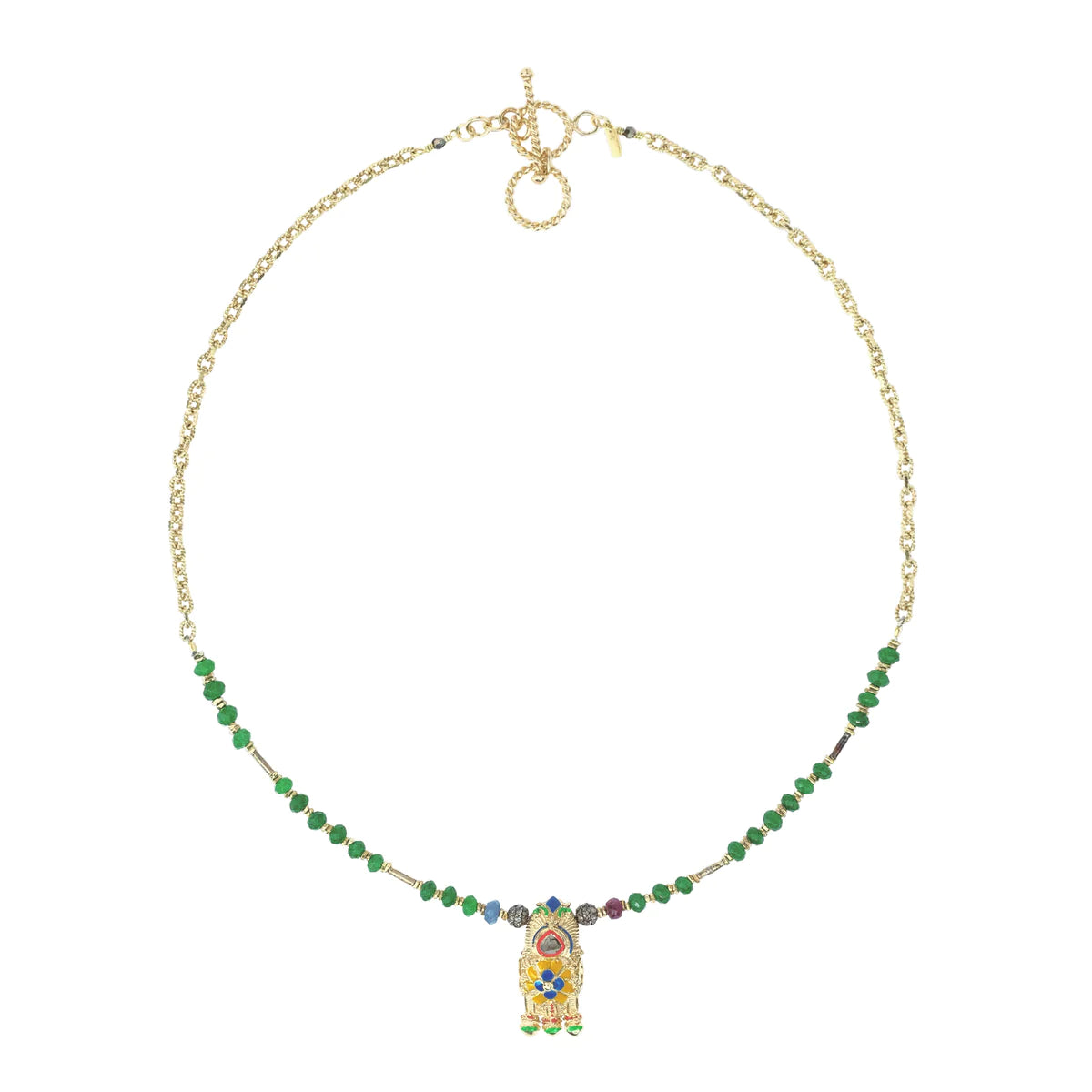 Collier Talisman Gold Multico - Marie Laure Chamorel