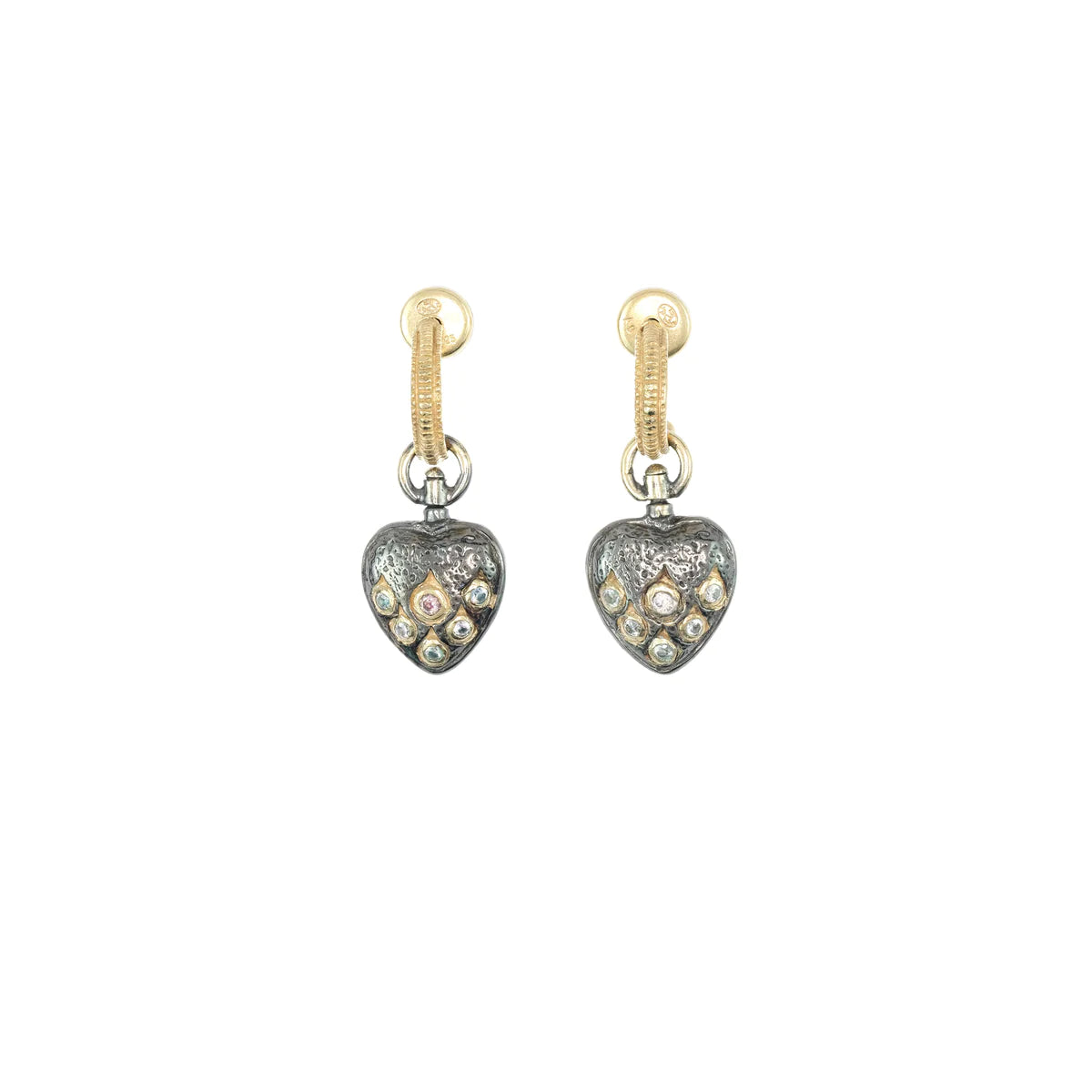 Boucles d'oreilles Gold Grey - Laure Marie Chamorel