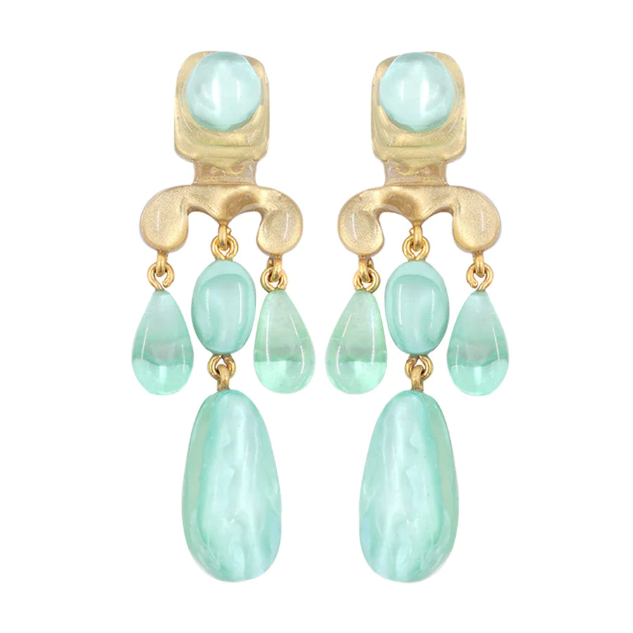 Boucles Mette Menthol - Dominique Denaive