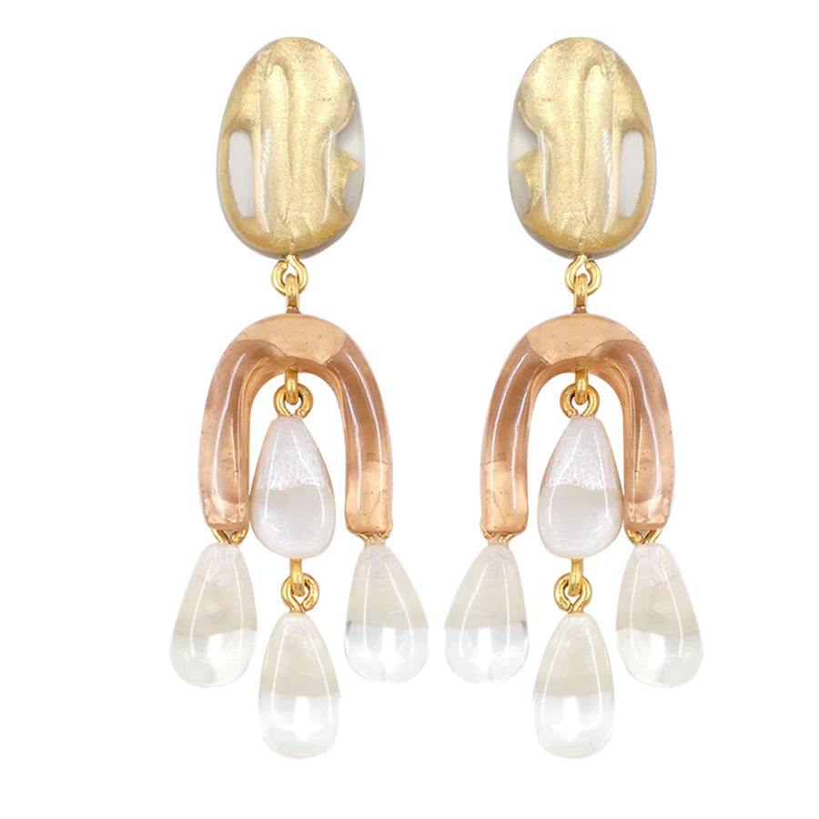 Boucles Benedicte Nacre - Dominique Denaive