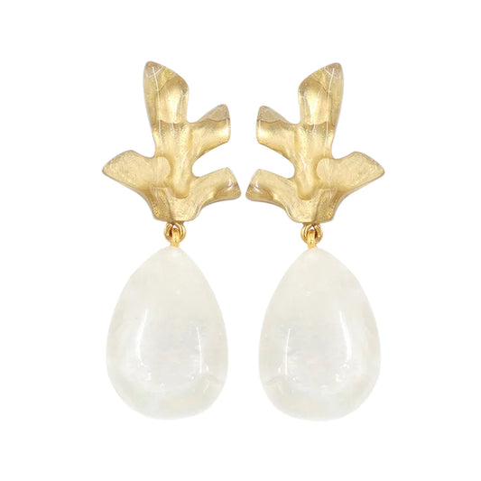 Boucles Coraline Nacre - Dominique Denaive