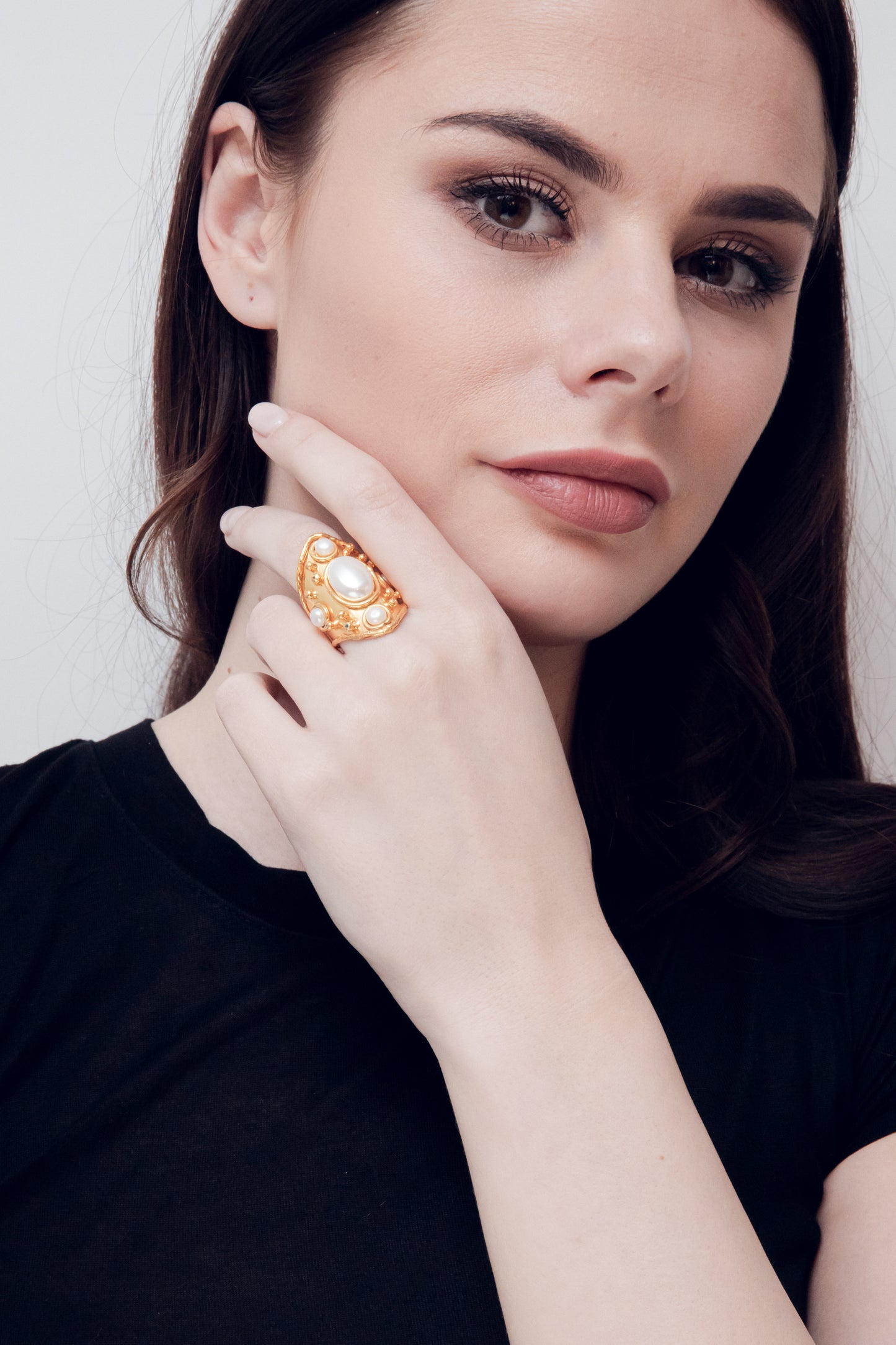 Bague Little Byzance Perle - Sylvia Toledano