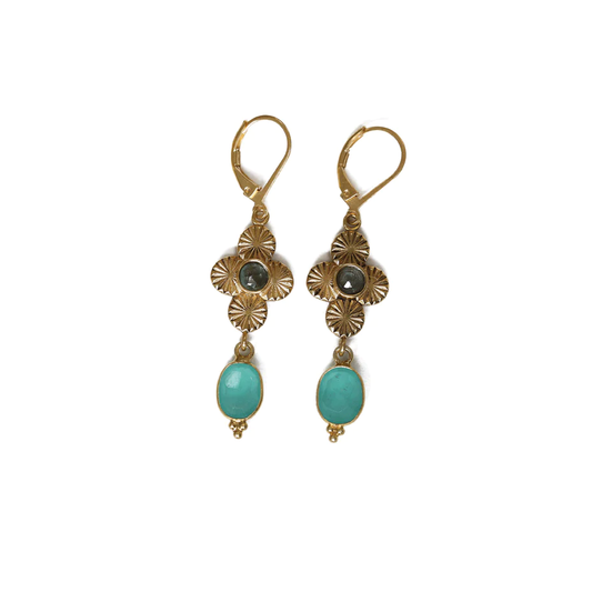 Boucles Sacha Trèfle Pierre - LA2L