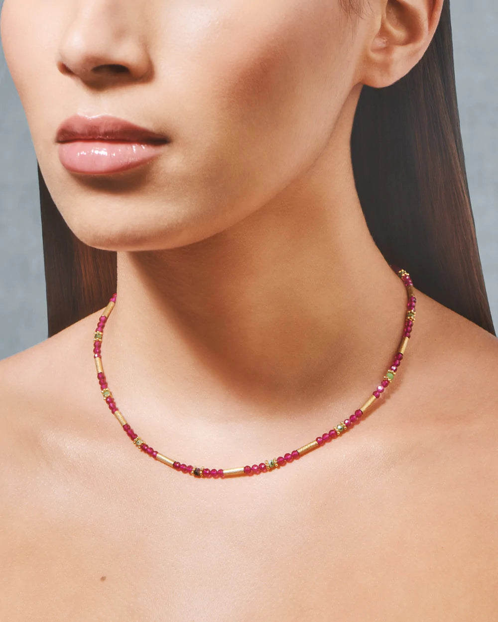 Collier à pierres pour Femme