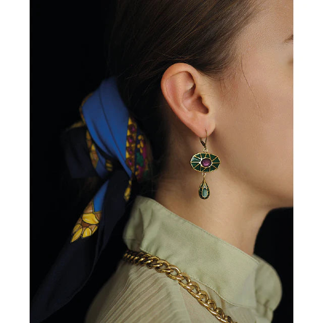 Boucles d'Oreilles Rosie Une Goutte - LA2L