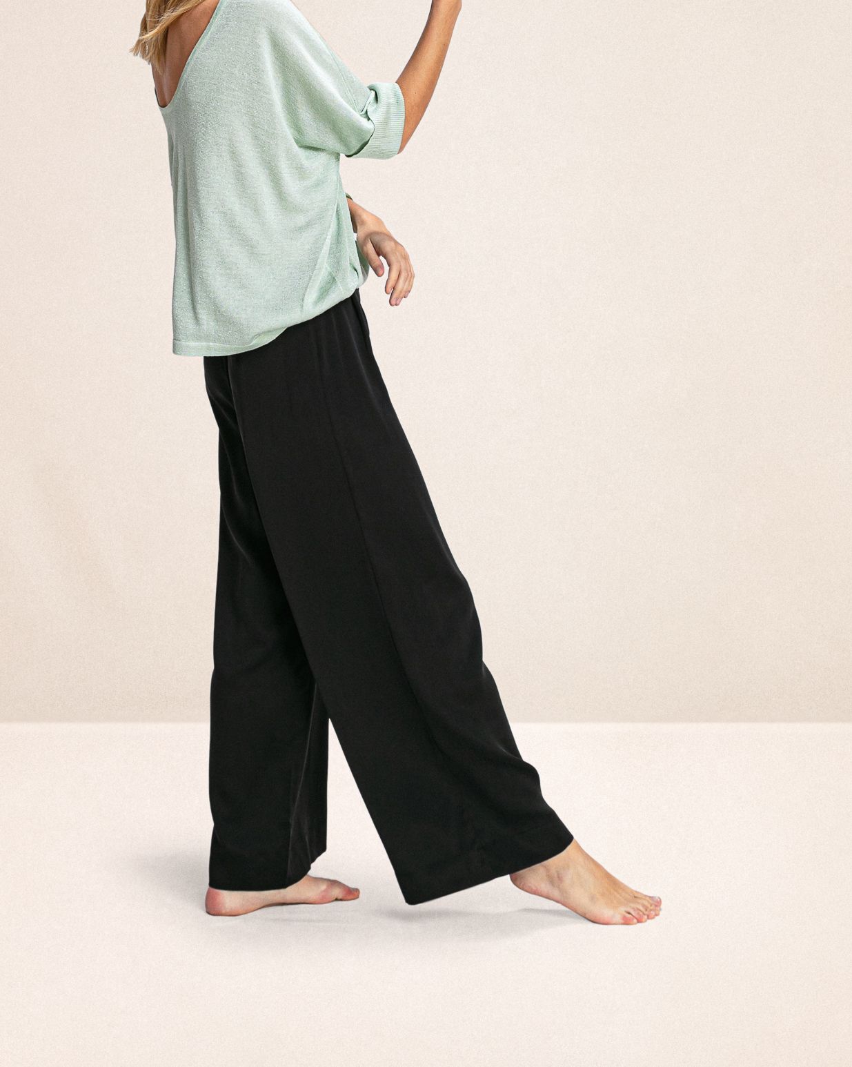 Pantalon Daddy Soie Black - Karma Koma
